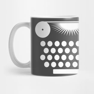 Dispatches Typewriter (White) Mug